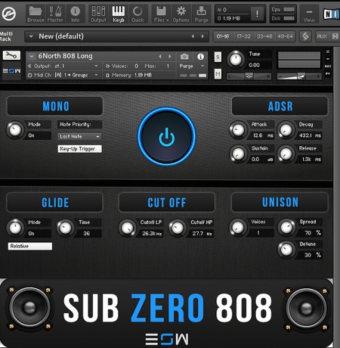 Echo Sound Works – Sub Zero 808 (KONTAKT)